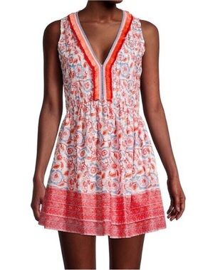 Vineyard Vines Floral Print Pintuck- M